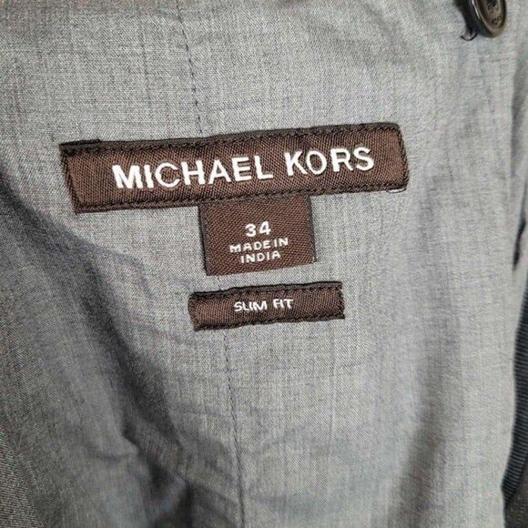 Michael Kors Size 34 Slim Fit Lightweight Stretch Pants Elastic Waistband Black - Picture 11 of 11